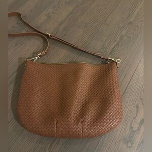 Quince Leather Woven pattern Bag